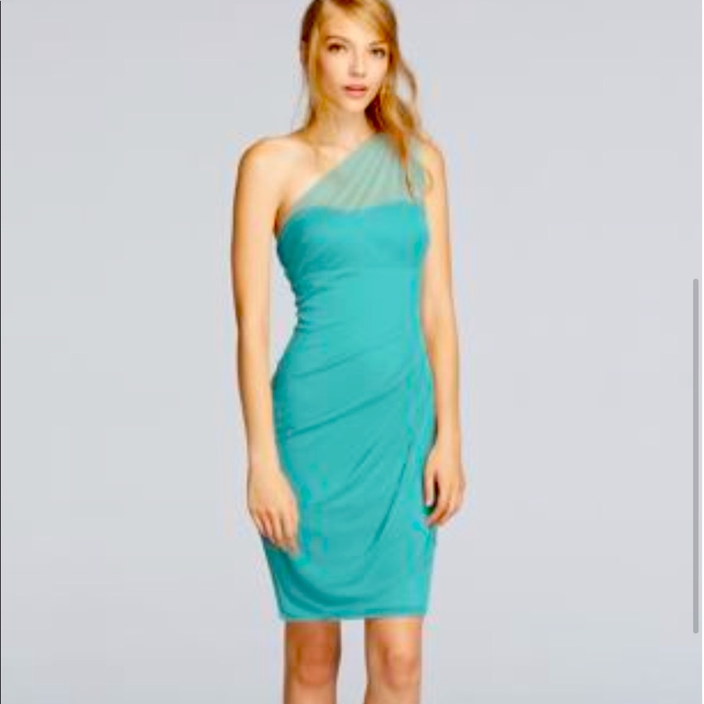 Blue bridesmaid dress